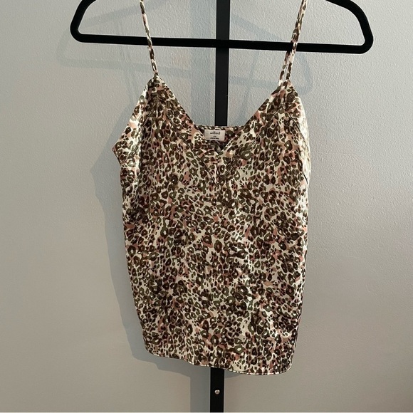 Wilfred Leopard Print 100% Silk Camisole Top Size XXS - Picture 1 of 5